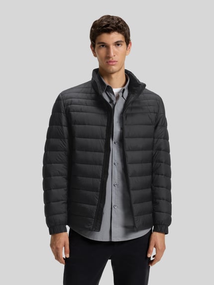 BOSS Orange Steppjacke mit Logo-Patch Modell 'Oden2' Black 4