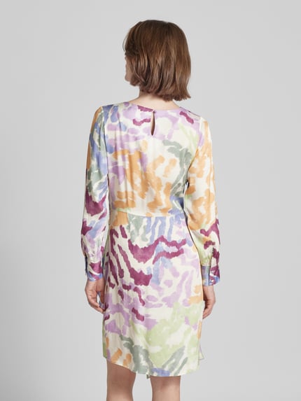 Smith and Soul Knielange jurk met knoopdetail Offwhite - 5