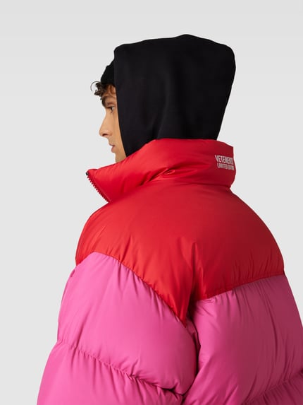 VETEMENTS Donsjack met labeldetail Felroze - 3