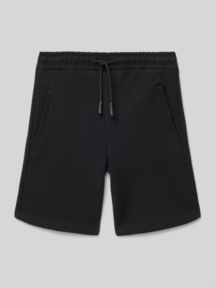 MANGO Regular Fit Sweatshorts mit Eingrifftaschen Black 1
