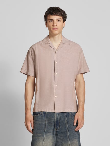 JACK & JONES Koszula casualowa o kroju regular fit z kołnierzykiem typu resort model ‘BREEZE’ Piaskowy 4