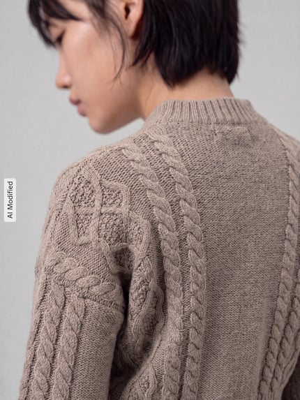 Weekend Max Mara Regular fit pullover van zuivere scheerwol model 'ALBEN' Lichtbruin - 3