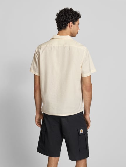 Levi's® Regular Fit Freizeithemd aus Baumwoll-Leinen-Mix Modell 'SUNSET' Offwhite 5
