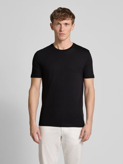 Christian Berg Men T-shirt z okrągłym dekoltem Czarny 4
