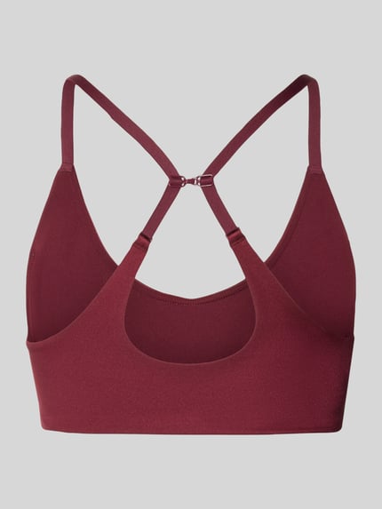 adidas Training Sport-BH mit verstellbaren Spaghettiträgern Bordeaux 3