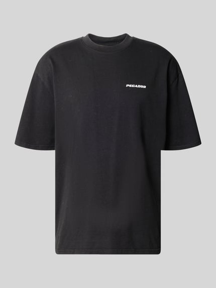 Oversized T-Shirt mit Logo-Stitching Shop The Look MANNEQUINE