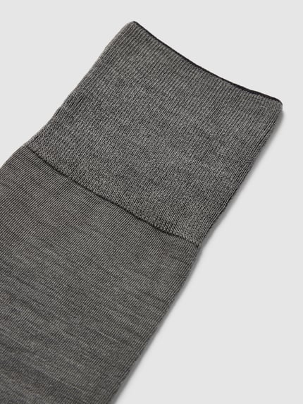 FALKE Socken mit Woll-Anteil Modell 'ClimaWool' Hellgrau 2