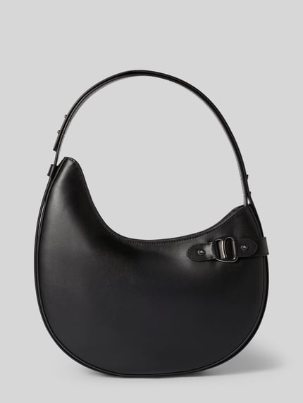 Lauren Ralph Lauren Handtas van echt runderleer met logo-applicatie Black - 4