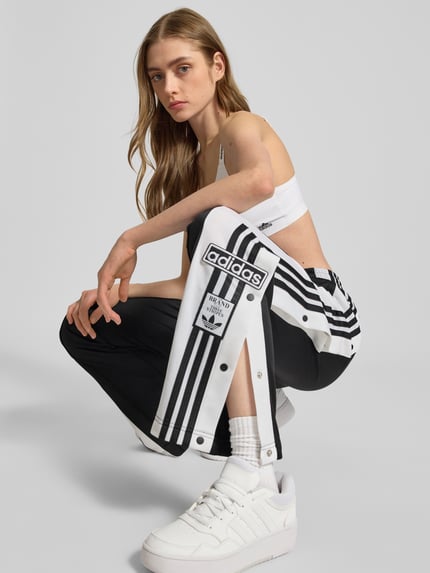 adidas Originals Sweatpants met drukknoopsluitingen opzij, model 'ADIBREAK' Zwart - 3
