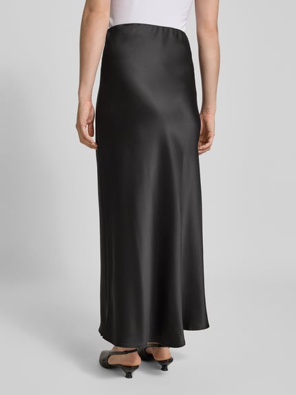 VERO MODA Ausgestellter Midi-Rock mit elastischem Bund Modell 'MERLE' Black 5