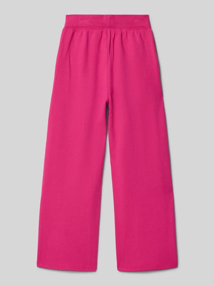 Produktfoto, Regular Fit Sweathose aus Baumwoll-Mix von Polo Ralph Lauren Teens in Pink, unifarben, elastischer Bund, seitliche Taschen, Sweatstruktur