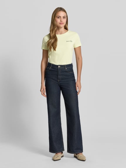 BOSS Orange regular fit T-shirt van puur katoen model 'C-Elove_4' Lichtgroen - 1