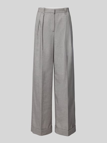 LeGer Stoffen broek met achterzak, model 'Jale' - LeGer Studio-collectie Lichtgrijs - 2
