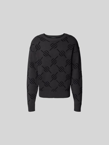 DAILY PAPER Pullover mit gerippten Abschlüssen Black 2