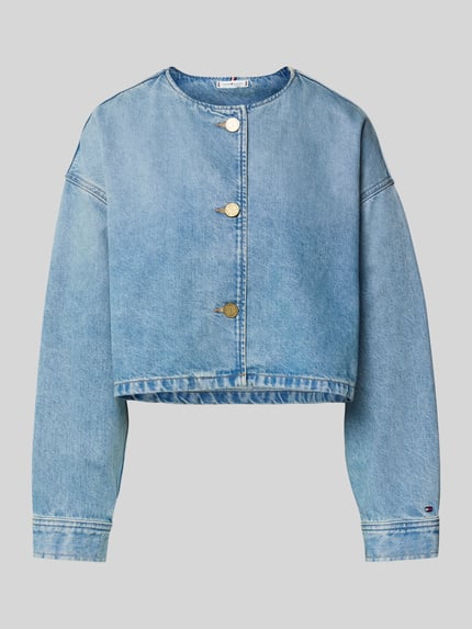 Tommy Hilfiger Regular fit jeansjack van een mix van katoen en lyocell Lichtblauw gemêleerd - 2