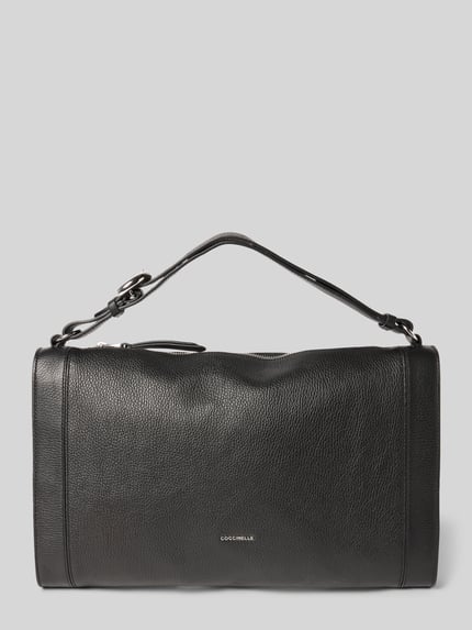 Coccinelle Shoulder Bag mit Logo-Applikation Modell 'Elinor' Black 2
