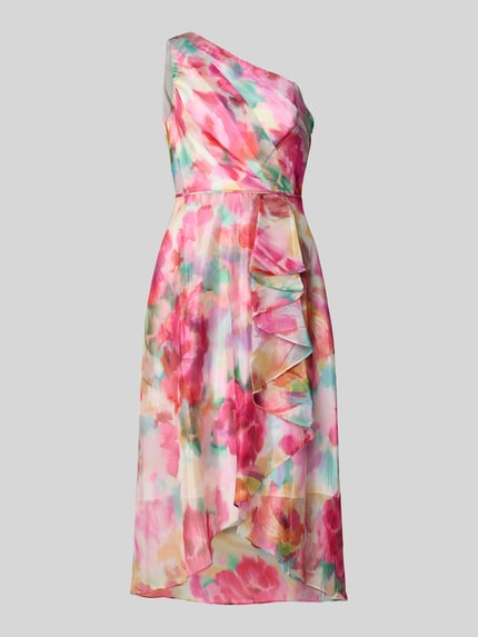 Cocktailkleid im One-Shoulder-Look Shop The Look MANNEQUINE