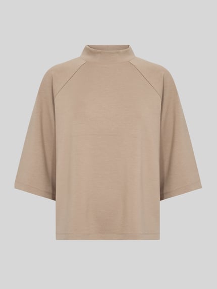 Soyaconcept Loose fit sweatshirt van modalmix model 'BANU' Camel - 2