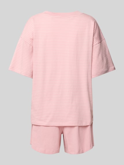 Marc O'Polo Regular Fit Pyjama aus reiner Baumwolle Rosa 3