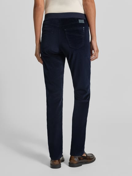 Raphaela By Brax Slim Fit Jeans aus Baumwoll-Viskose-Mix Modell 'Pamina' Marine 5
