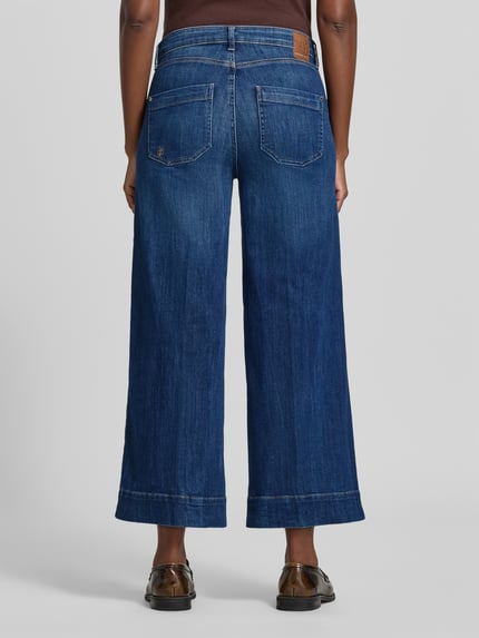 Raffaello Rossi wide fit jeans van katoenmix model 'MIRU 6/8' Jeansblauw - 5