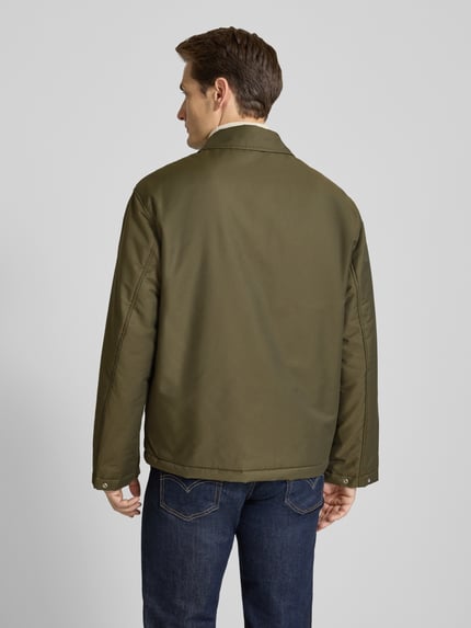 Selected Relaxed Fit Blouson aus Baumwoll-Mix Modell 'CEDRIC' Oliv 5