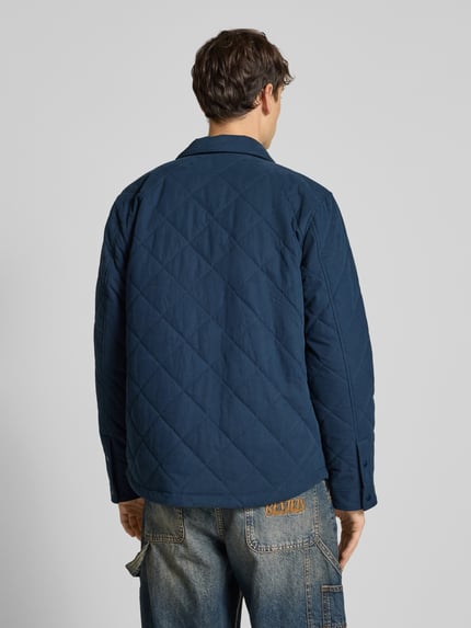 Pepe Jeans Regular Fit Hemdjacke aus Baumwoll-Mix Modell 'QUILTED WORKSHIRT' Marine 5