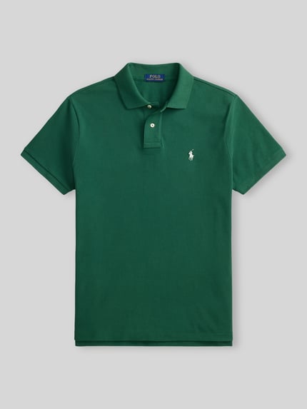 Polo Ralph Lauren regular fit poloshirt van puur katoen Donkergroen - 2