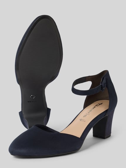 Tamaris Pumps met blokhak Donkerblauw - 4