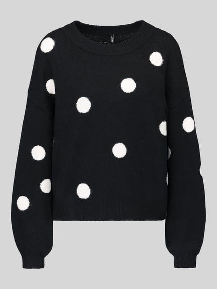 ONLY Regular Fit Pullover mit Rundhalsausschnitt Modell 'RICA' Black 2