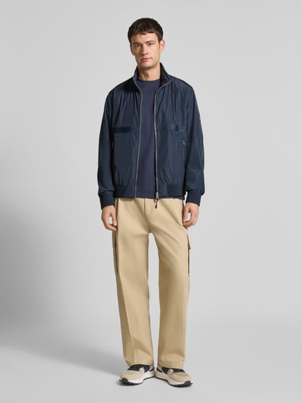 BOSS Regular Fit Blouson mit Label-Band Modell 'CELTIPO' Marine 1
