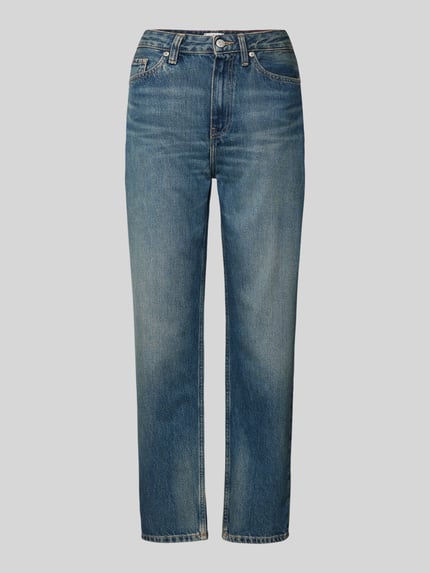 Tommy Hilfiger Skinny fit high waist jeans in used-look Jeansblauw - 2