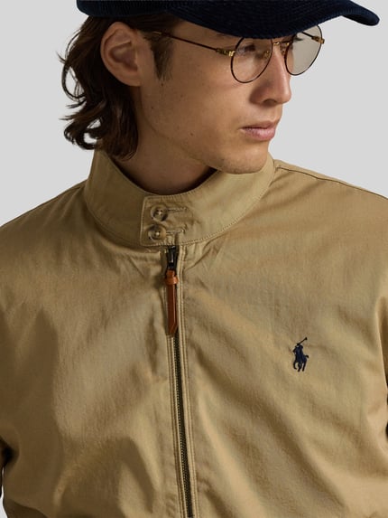 Polo Ralph Lauren Regular Fit Blouson aus reiner Baumwolle Beige 6