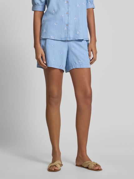 b.young Relaxed fit korte broek met elastische band, model 'KOSMO' Blauw - 4