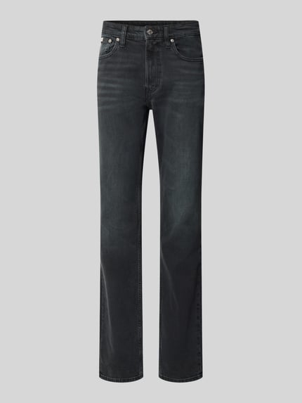 Calvin Klein Jeans Slim Fit Jeans aus Baumwoll-Mix Modell 'MIDNIGHT EMERALD' Dunkelblau 2