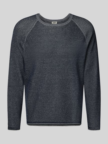 DRYKORN Strickpullover mit Rundhalsausschnitt Modell 'TITZIAN' Blau 2