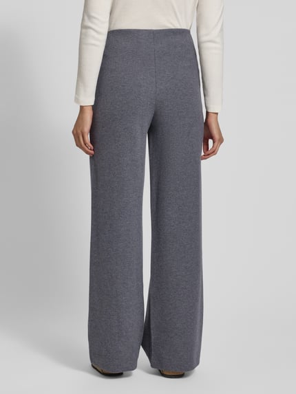 Marc O'Polo Weite Hose aus Baumwoll-Mix Dunkelgrau Melange 5