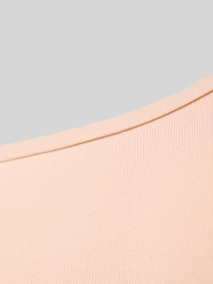 Sloggi slim fit tanktop met ronde hals Beige - 2