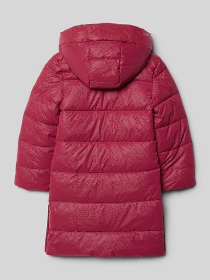 GUESS Steppmantel mit Kapuze Bordeaux 3