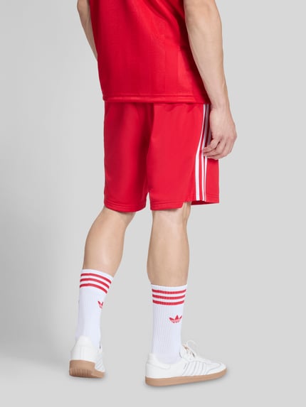 adidas Originals Regular Fit Trainingsshorts mit Logo-Applikation Rot 5