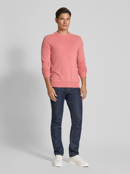 FTC Cashmere Sweter z kaszmiru z okrągłym dekoltem Różowawy 1