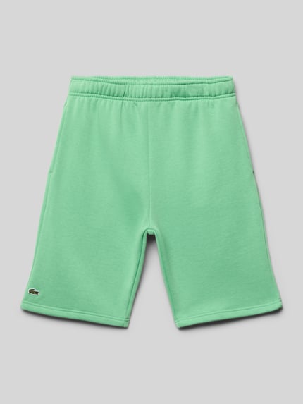 Lacoste Sweatshorts mit elastischem Bund Hellgruen 1