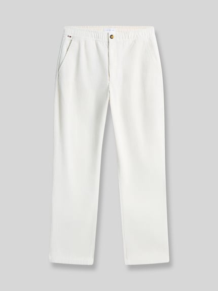 Tommy Hilfiger Straight Fit Cordhose aus reiner Baumwolle Modell 'DOVER' Offwhite 2