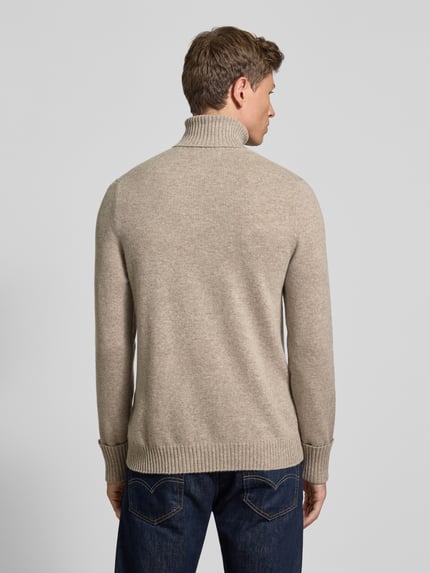 FTC Cashmere Kaschmirpullover mit Rollkragen Beige 5