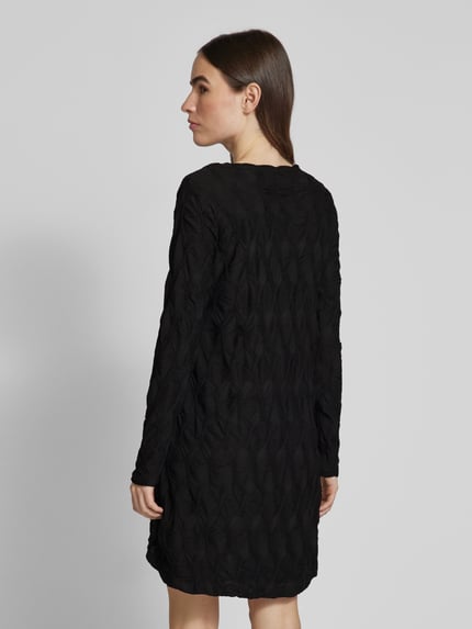 Tom Tailor Denim Mini-jurk in A-lijn met structuur Zwart - 5