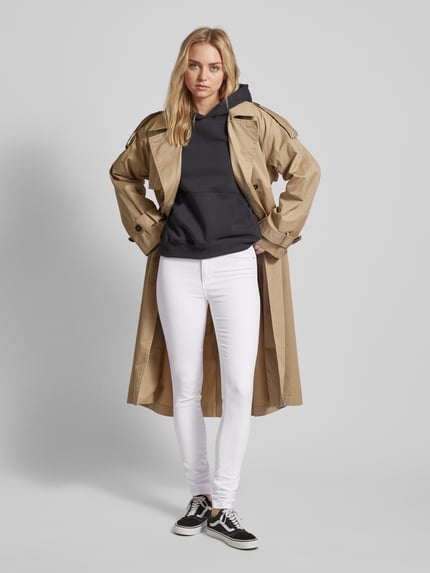 ONLY Skinny fit jeans van katoenmix, model 'ROYAL' Wit - 1