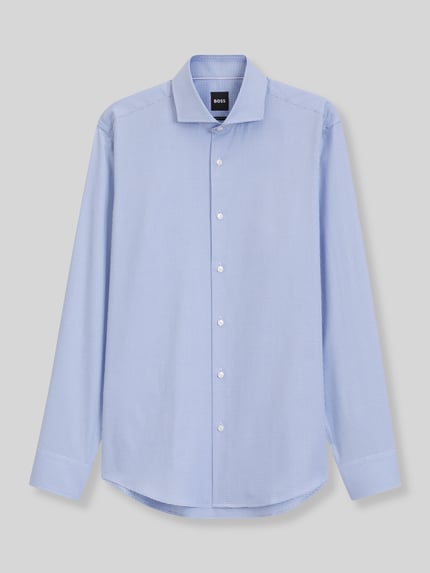BOSS Regular Fit Businesshemd aus reiner Baumwolle Modell 'Joe' Bleu 2