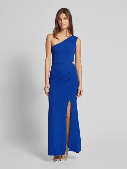 SISTAGLAM Abendkleid mit One-Shoulder-Träger Modell 'Aubrielle' Royal 4