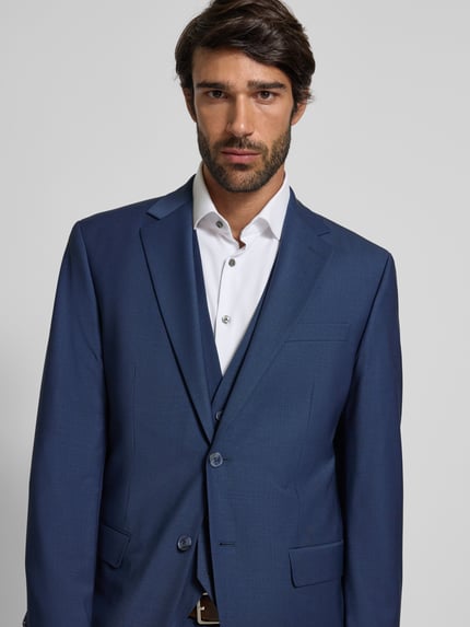 HECHTER PARIS Colbert met reverskraag en borstpaspelzak Blauw - 3