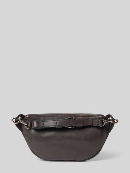 LIEBESKIND BERLIN Bauchtasche mit Logo-Prägung Modell 'Tavia' Dunkelbraun 4